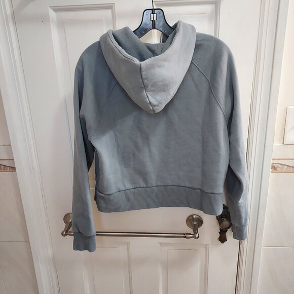 Vuori Flint Blue WOMENS Restore Half Zip Hoodie Sweater - Picture 8 of 8